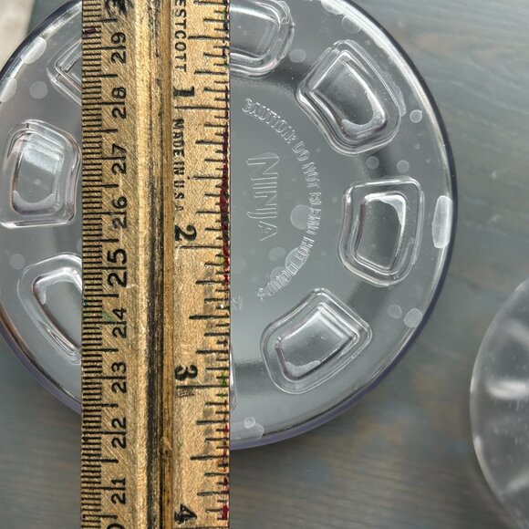 Ninja Ice Cream Maker Outer Bowl Lid & 3 pint containers NC300 - Picture 9 of 11